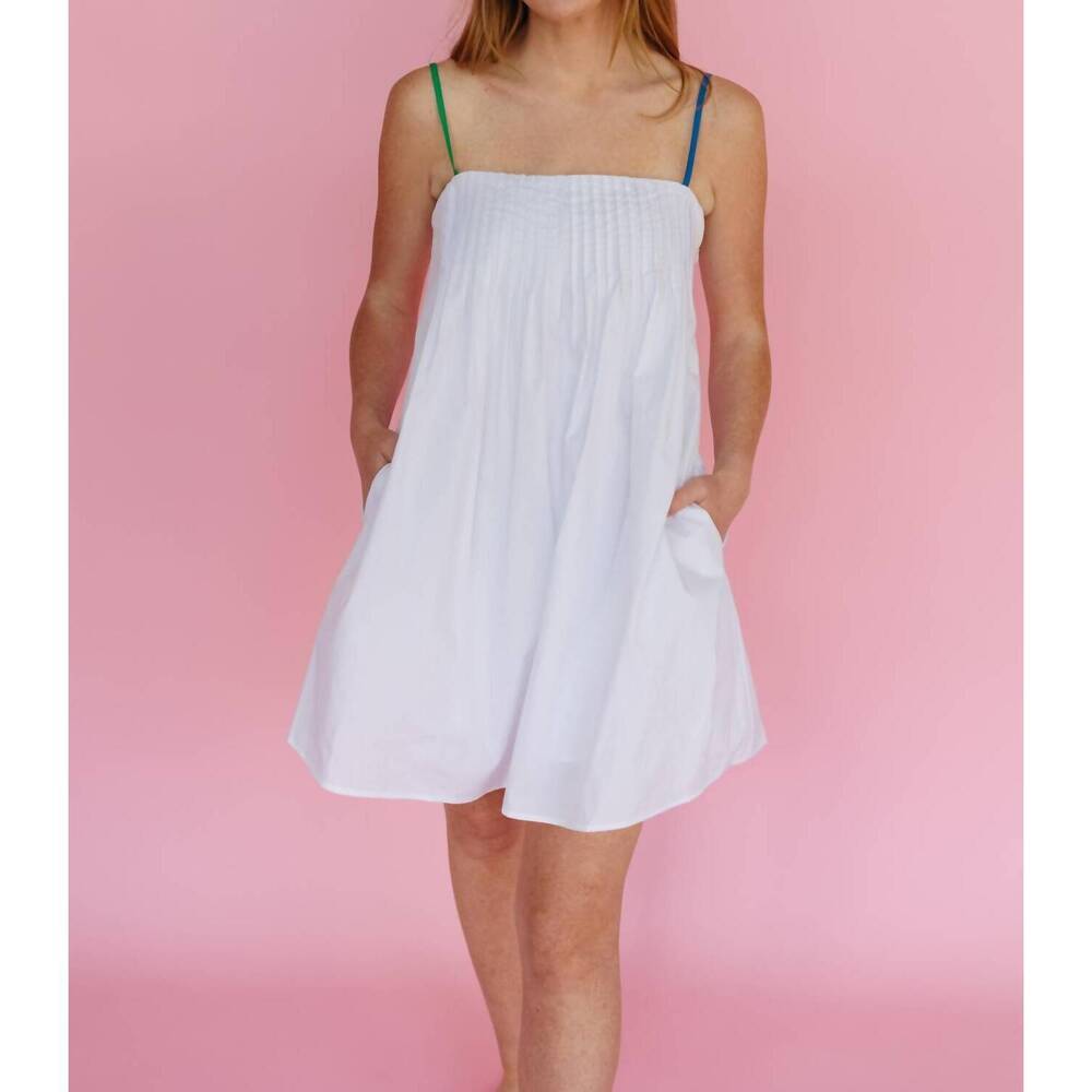 NEW LALAVON always a party mini dress in white